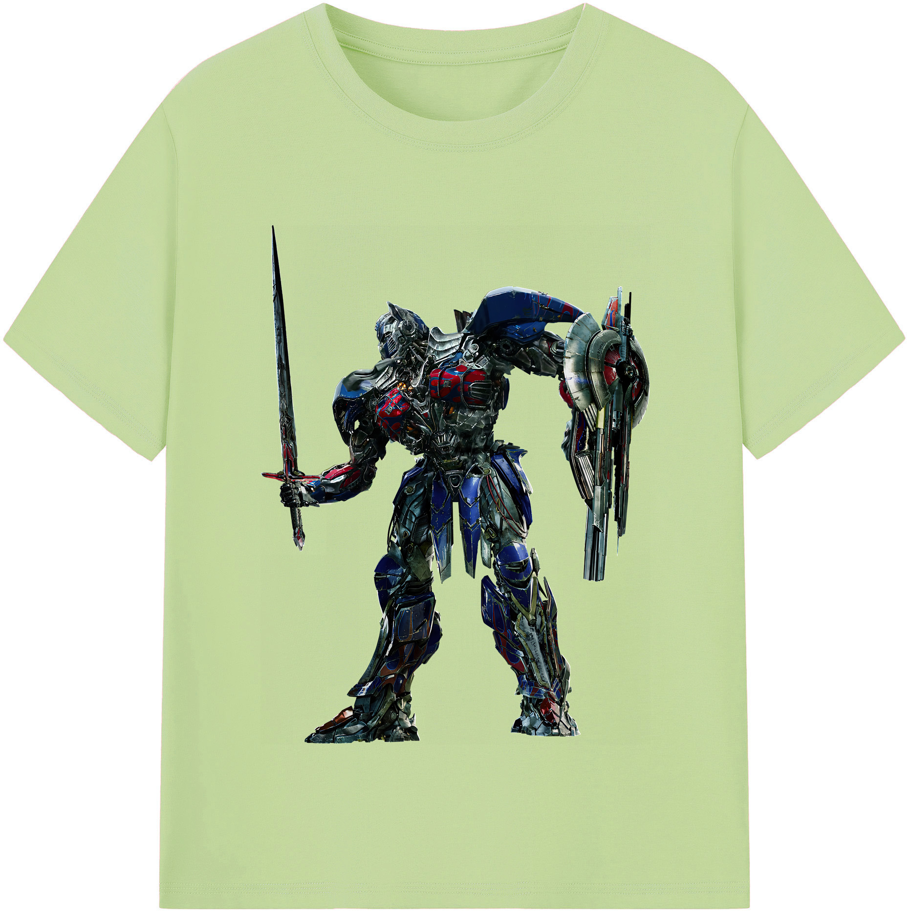 （画像用） Transformers トランスフォーマー 綿100％半袖Tシャツ（フロントプリント）